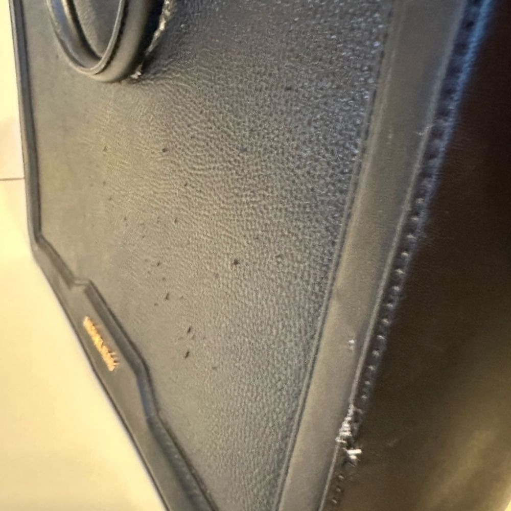 Michael Kors Black Leather Tote Bag - see photos - Picture 8 of 12